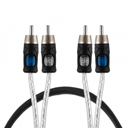 Auto-Connect 2-kanals lavnivåkabel 1 meter, Level 3 i gruppen Billyd / Kabler / Lavnivåkabel hos BRL Electronics (720RCAL31)