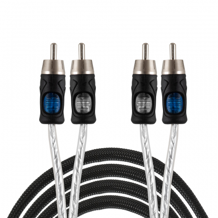 Auto-Connect 2-kanals lavnivåkabel 5.5 meter, Level 3 i gruppen Billyd / Kabler / Lavnivåkabel hos BRL Electronics (720RCAL355)