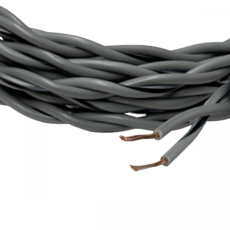 Auto-Connect tvinnet høyttalerkabel 2x1.0mm² grå, løpemeter i gruppen Billyd / Kabler / Høyttalerkabel hos BRL Electronics (720SCTGR210L2)
