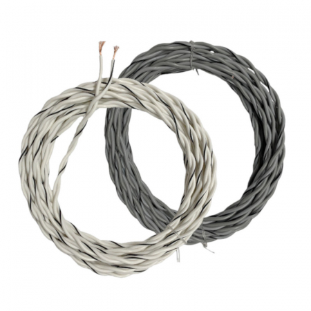 Auto-Connect tvinnet høyttalerkabel 2x1.0mm² grå og hvit, 6 meter i gruppen Billyd / Kabler / Høyttalerkabel hos BRL Electronics (720SCTWGR2106L2)