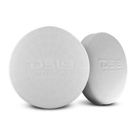 DS18 CS-6/WH, silikonskjerm for 6.5 tommers høyttaler, hvit i gruppen Billyd / Marinelyd / Marine Audio tilbehør hos BRL Electronics (803CS6WH)