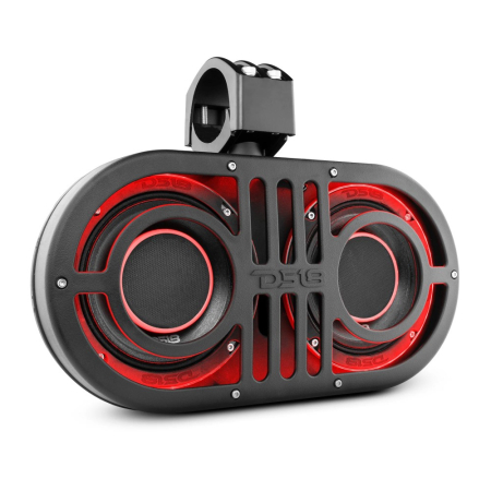 DS18 JVOCE, 2x6.5 tommers værbestandig lydplanke med LED i gruppen Nyheter hos BRL (803JVOCE)