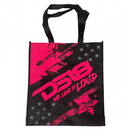 DS18 tygveske, rosa/blå/grønn i gruppen Billyd / Tilbehør / Merchandise hos BRL (803LFSHOWBAG)
