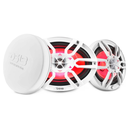 DS18 NXL-69/WH, hvite 6x9-tommers marinehøyttalere med LED, par i gruppen Nyheter hos BRL (803NXL69WH)