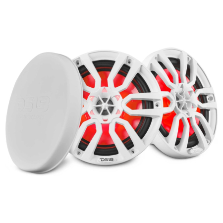 DS18 NXL-8, hvite 8-tommers marinehøyttalere med LED, par i gruppen Nyheter hos BRL (803NXL8)