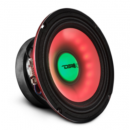 DS18 PRO-X6.4RGB, 6,5 tommers RGB LED-mellombass, stykke i gruppen Billyd / Bilhøyttalere / Midbasser/mellomtone hos BRL Electronics (803PROX64RGB)