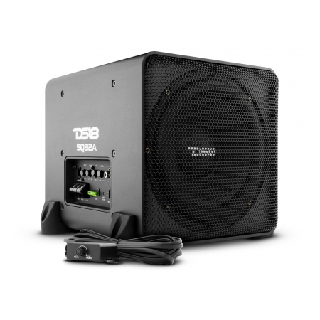 DS18 SQ82A, aktiv 8 tommers bass og passiv radiator i gruppen Billyd / Bass / Aktiv basskasse hos BRL Electronics (803SQ82A)