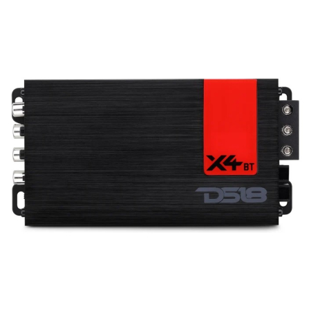 DS18 X4BT, kompakt 4-kanals forsterker med bluetooth i gruppen Billyd / Forsterker / 4-kanals hos BRL (803X4BT)