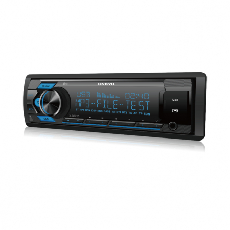 Onkyo X-QS725, Bluetooth-bilstereo med 3 par lågnivå (4V) i gruppen Billyd / Bilstereo / 1-din spiller hos BRL Electronics (806XQS725)