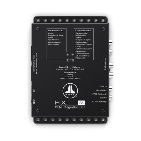 JL Audio FiX-86, integrasjons-DSP med analoge utganger i gruppen Billyd / Forsterker / Lydprosessorer/DSP hos BRL (807FIX86)