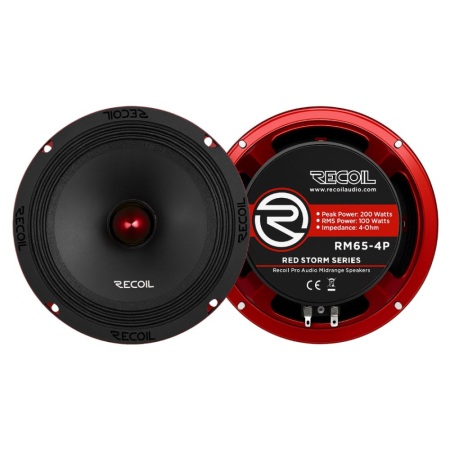 Recoil RM65-4P, 6,5-tommers mellomtone, par i gruppen Billyd / Bilhøyttalere / Midbasser/mellomtone hos BRL (808RM654P)