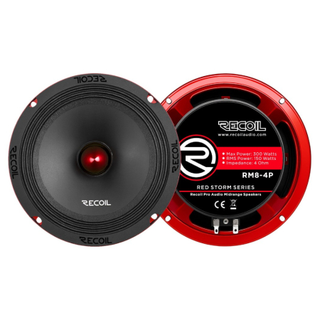 Recoil RM8-4P, 8-tommers mellomtone/midbass, par i gruppen Billyd / Bilhøyttalere / Midbasser/mellomtone hos BRL (808RM84P)
