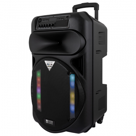 System One PartyBox 15 partyhøyttaler med mikrofon og bluetooth i gruppen Lyd til hjemmet / Høyttalere / Partyhøyttaler hos BRL (815PB15B)