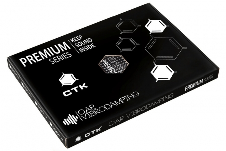 CTK Premium dämpmatta 1.8mm 16 ark - 2,96Kvm i gruppen Billjud / Tillbehör / Dämpmaterial  hos BRL Electronics (827PREM18)