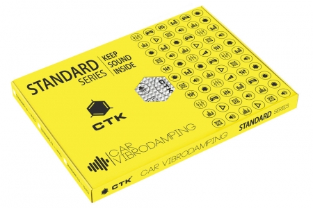 CTK Standard dämpmatta 3.6mm 10 ark - 1,85Kvm i gruppen Billyd / Tilbehør / Dempemateriale hos BRL Electronics (827STAND36)