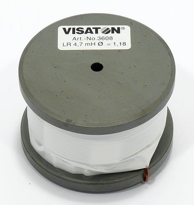 Visaton spole LR 10 mH / 56mm i gruppen Billyd / Tilbehør / Monteringstilbehør hos BRL Electronics (8303613)