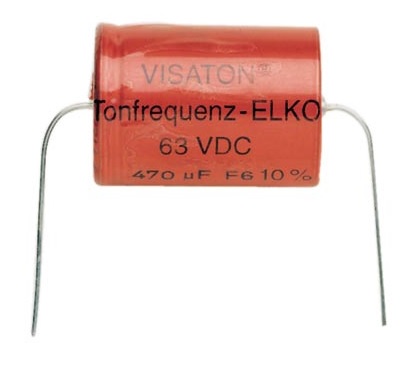 Visaton Kondensator 150UF/63VAC i gruppen Lyd til hjemmet / Bygg selv / Delingsfilter hos BRL Electronics (8305390)