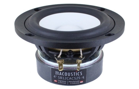 SB Acoustics SB12CACS25-4, 4 tommers bass/mellomtone i gruppen Nyheter hos BRL (832SB12CACS254)