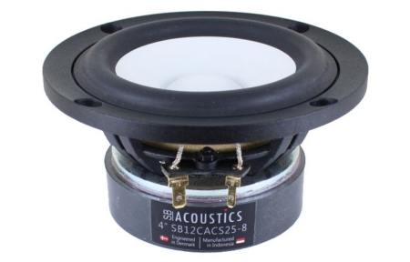 SB Acoustics SB12CACS25-8, 4 tommers bass/mellomtone i gruppen Nyheter hos BRL (832SB12CACS258)