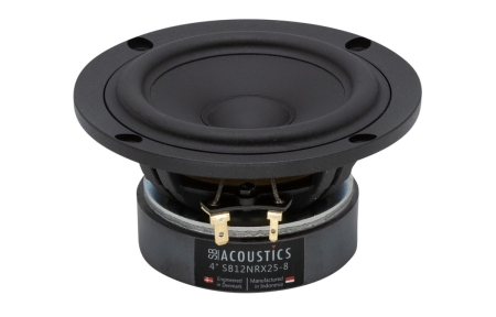 SB Acoustics SB12NRX25-8, 4 tommers bass/mellomtone i gruppen Nyheter hos BRL (832SB12NRX258)