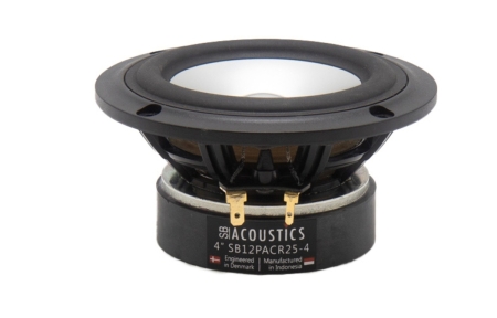 SB Acoustics SB12PACR25-4, 4 tommers mellomregister i gruppen Nyheter hos BRL (832SB12PACR254)