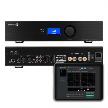 Dayton Audio APA1200DSP med inbyggd DSP i gruppen Lyd til hjemmet / Forsterkere / Multiroom & Høyttalerveksel hos BRL Electronics (860APA1200DSP)