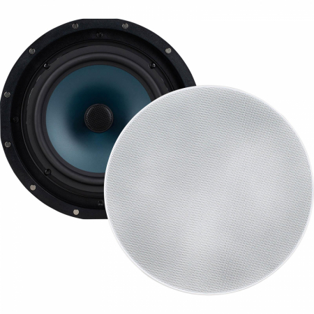Dayton Audio CC80TPW, 8tums infällnadshögtalare för 70/100V, par i gruppen Lyd til hjemmet / Høyttalere / Innbygdhøyttaler hos BRL Electronics (860CC80TPW)