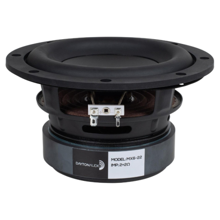 Dayton Audio MX6-22, 6.5 tommers bass/mellombass i gruppen Nyheter hos BRL (860MX622)