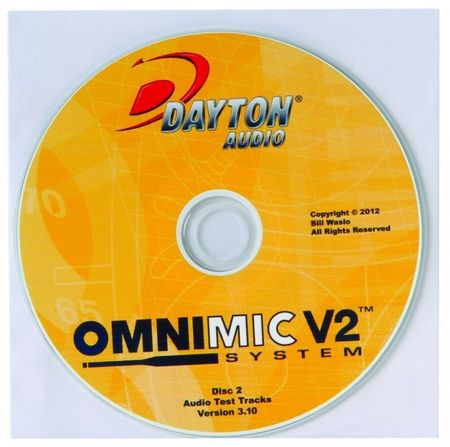 Dayton Audio OMCD Version 3 Test Track CD i gruppen Lyd til hjemmet / Tilbehør / Måle & kalibreringsutstyr hos BRL Electronics (860OMCD)