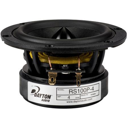 Dayton Audio RS100P-4 4tommer i gruppen Lyd til hjemmet / Høyttalere / Høyttalerelement Byggsatser / 4' hos BRL Electronics (860RS100P4)