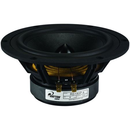 Dayton Audio RS180P-4 7tommer i gruppen Lyd til hjemmet / Bygg selv / Høyttalerelement hos BRL Electronics (860RS180P4)