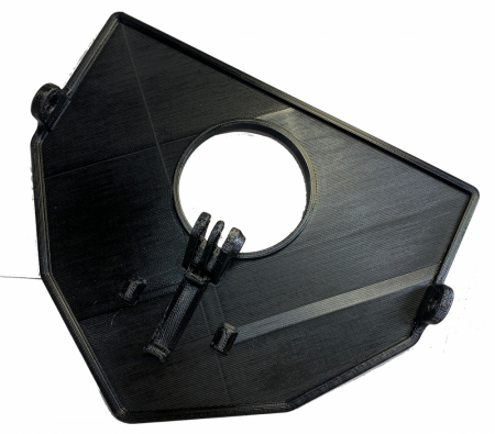 Yamaha 2019-2023 3D print Lampfäste Nizled 1xE30F/E40F i gruppen Billyd / LED-Belysning / Enduro / Hva passer til motorsykkelen min / Yamaha / 2019- hos BRL Electronics (871210201)