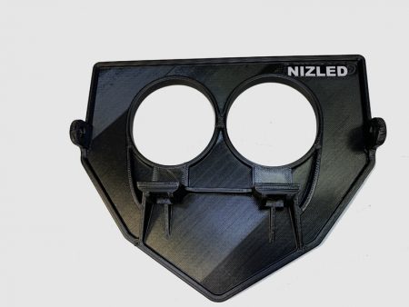 Yamaha 2019-2023 3D print Lampfäste Nizled 2xR40DRL/E40D i gruppen Billyd / LED-Belysning / Enduro / Hva passer til motorsykkelen min / Yamaha / 2019- hos BRL Electronics (871210203)