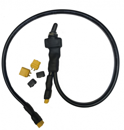 Camelbagbrytare On/off-kabel för alla lampor XT60 i gruppen Billyd / LED-Belysning / Enduro / Kabler hos BRL Electronics (871DEPAKABEL2)