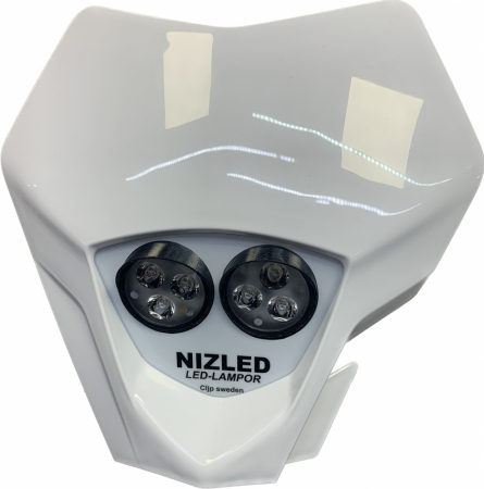 Dubbelkåpa 60w GASGAS 2021-2023, vit, NIZLED kallvit 2xE30