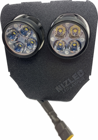 Dubbel lampfäste 80w Husqvarna 2020-2023, NIZLED R40DRL kallvit i gruppen Billyd / LED-Belysning / Enduro / Hva passer til motorsykkelen min / Husqvarna / 2020-2023 hos BRL Electronics (871HUSA20R40D)