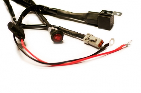 NIZLED kabelsett med 12v relé og DTP-kontakt i gruppen Billjud / LED-Belysning / Monteringstillbehör hos BRL Electronics (871KABEL3)