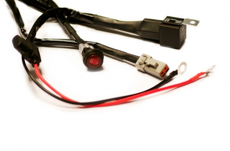 NIZLED kabelsett med 12v relé og DTP-kontakt i gruppen Billyd / LED-Belysning / Monteringstilbehør hos BRL Electronics (871KABEL3)
