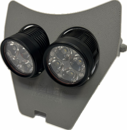 Lampfäste Sherco 2024-, 80w med 2st NIZLED R40DRL i gruppen Billyd / LED-Belysning / Enduro / Hva passer til motorsykkelen min / Sherco / 2024- hos BRL Electronics (871SHERCO24R40D)