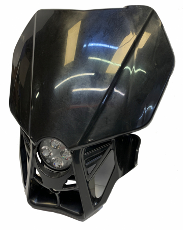 TM Racing 2020-2022, svart, kallvit 1xE40F (drar 50W) lampkåpa i gruppen Billyd / LED-Belysning / Enduro / Hjälmkit & lampkåpor hos BRL Electronics (871TMS20E40F)