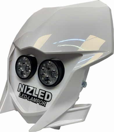 Dubbel lampkåpa varmvit 80w, Yamaha WR 2019-2025, vit, 2xE405K i gruppen Billyd / LED-Belysning / Enduro / Hva passer til motorsykkelen min / Yamaha / 2019- hos BRL Electronics (871YAMV19E40F5K)