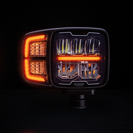 Strands Siberia Hi-Lo Pologulvlampe Med Varmelins Høyre i gruppen Billyd / LED-Belysning / LED-bar hos BRL (872270716)