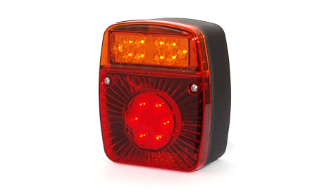 Strands Baklykt 3-Kammer LED 12/24V, Bak/Brems/Lyktblinkere i gruppen Billyd / LED-Belysning / LED-lamper / Ryggelys hos BRL (872800050)