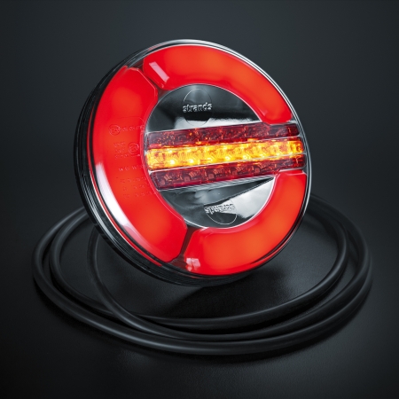 Strands Baklys LED 3 Kamre 12-24V, 142mm Diameter Pos/Back/Dimm i gruppen Billyd / LED-Belysning / LED-lamper / Ryggelys hos BRL (872800154)