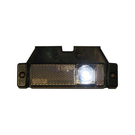 Strands posisjonslys LED Hvit 12-24V, Med Festebrakett. E-merket. i gruppen Billyd / LED-Belysning / LED-lamper / Markeringslys  hos BRL (872800182)