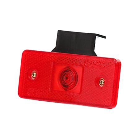 Strands Pos. Lys Rød 12-24V Med Feste, Og Refleks. LED i gruppen Billyd / LED-Belysning / Monteringstilbehør / Refleks hos BRL (872800198)