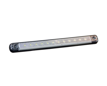 Strands posisjonslys Vit LED M Reflex,12-24V i gruppen Billyd / LED-Belysning / Monteringstilbehør / Refleks hos BRL (872800257)