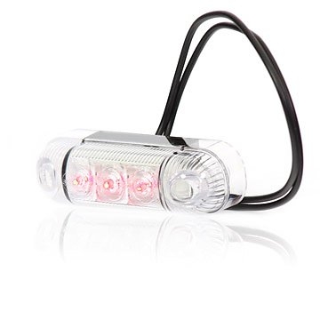 Strands Pos.Lys 3 LED Rød,12-24V E-merket i gruppen Billyd / LED-Belysning / LED-lamper / Markeringslys  hos BRL (872800285)