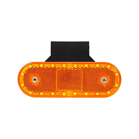 Strands Sidomarkering LED 12-24V, Inkl. Vinkelfeste og Refleks. i gruppen Billyd / LED-Belysning / Monteringstilbehør / Refleks hos BRL (872800290N)