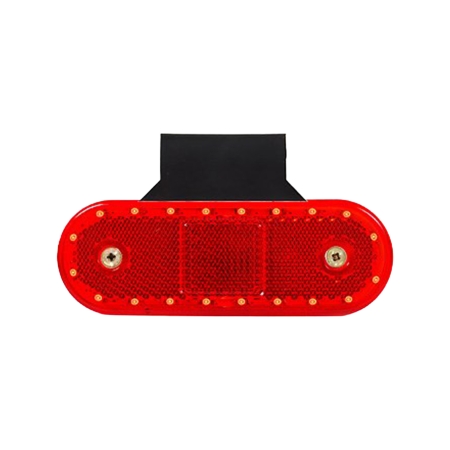 Strands posisjonslys Rød LED 12-24V, Inkl. Vinkelfeste i gruppen Billyd / LED-Belysning / LED-lamper / Markeringslys  hos BRL (872800291N)